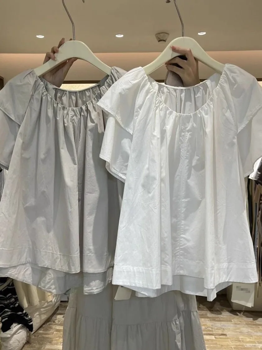 Lâche coréenne Sle ort Sve femmes irt avec dentelle Design été minceur nuisette haut grande taille 300 Pou ventre couverture