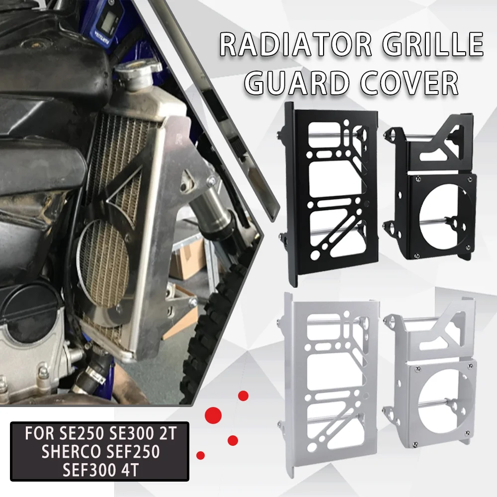 

Radiator Guard Grille Cover FOR Sherco SE250 SE300 2T SEF250 SEF300 4T 2018 2019 2020 2021 2022 2023 2024 SE SEF 250 300 2T 4T