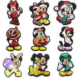 Mickey Mouse kulki silikonowe dziecko ogniskowe koraliki mysz luźne koraliki do wyrobu biżuterii DIY brelok bransoletka naszyjniki akcesoria