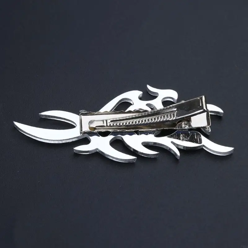 P88a gothic duckbill clip Tóc kẹp ngọn lửa rồng tóc clip cosplay trang trí đầu Halloween tóc Barrettes