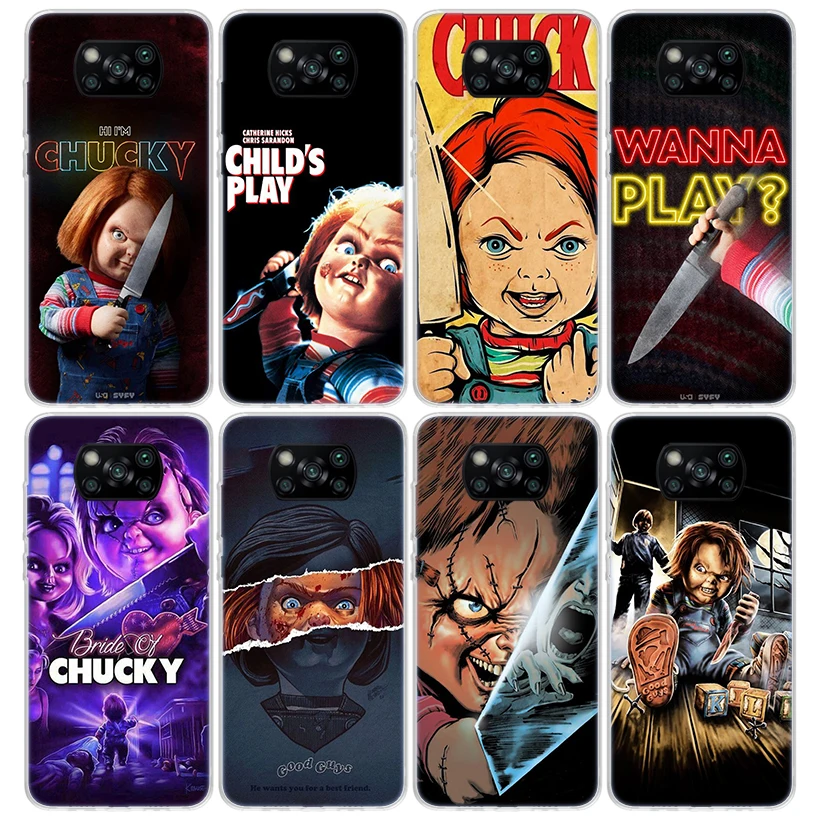 Chucky Child's Play Phone Case For Xiaomi Mi 12T 11T 10T 9T 12X 11i 12 11 10 9 8 Lite 13 5X 6X A1 A2 A3 CC9 Shell Print Fundas