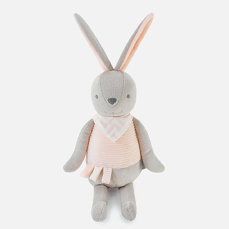 26cm Colorful Rabbit Doll Cute Stuffed Bunny Baby Accompany Toy Companion Appease Toys