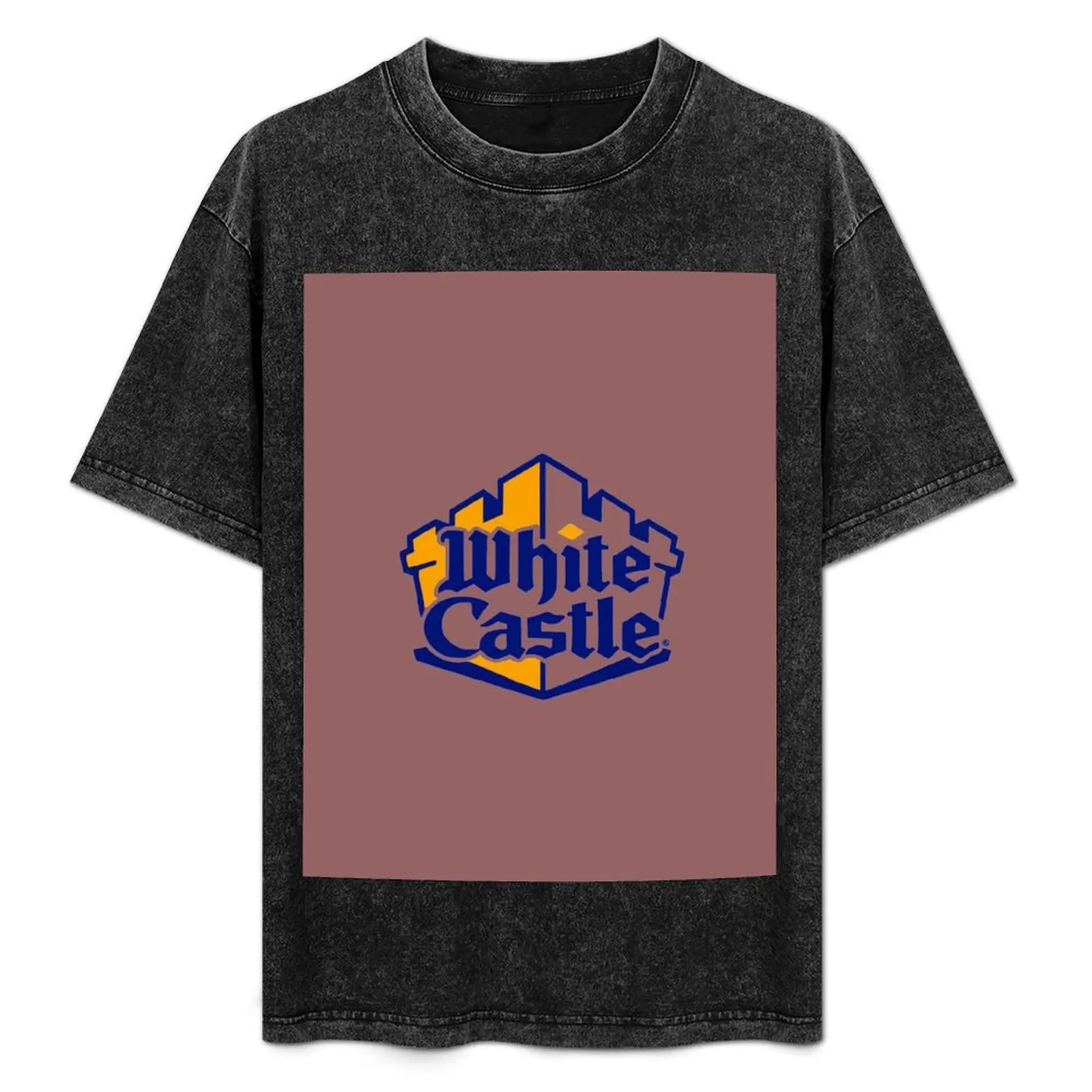 

White castle logo T-Shirt Outdoor Sports Short Sleeve Top