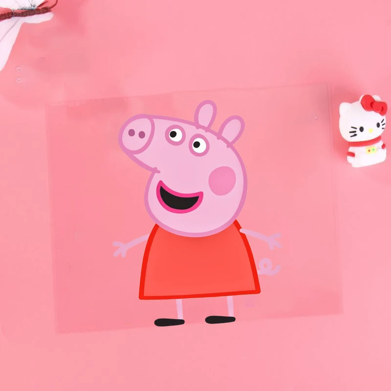 Peppa Pigs Waterproof DIY Decals 3D Transfers Crystal Stickers Cartoon Easy Peel Phone Case Stickers Tumbler Wraps Sticker view 2