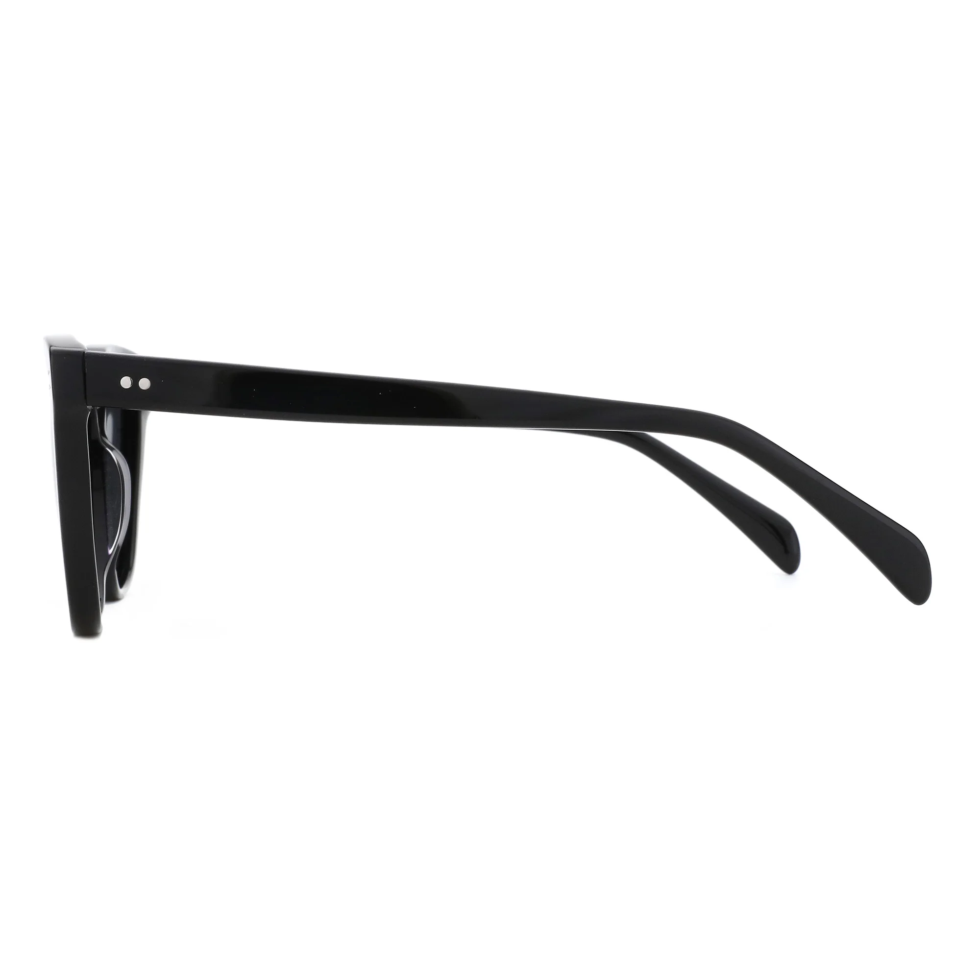 ZENOTTIC Classic Design Polarized Sunglasses Unisex Handmade Acetate Black Sun Glasses Male Trend Square Shades TD96046