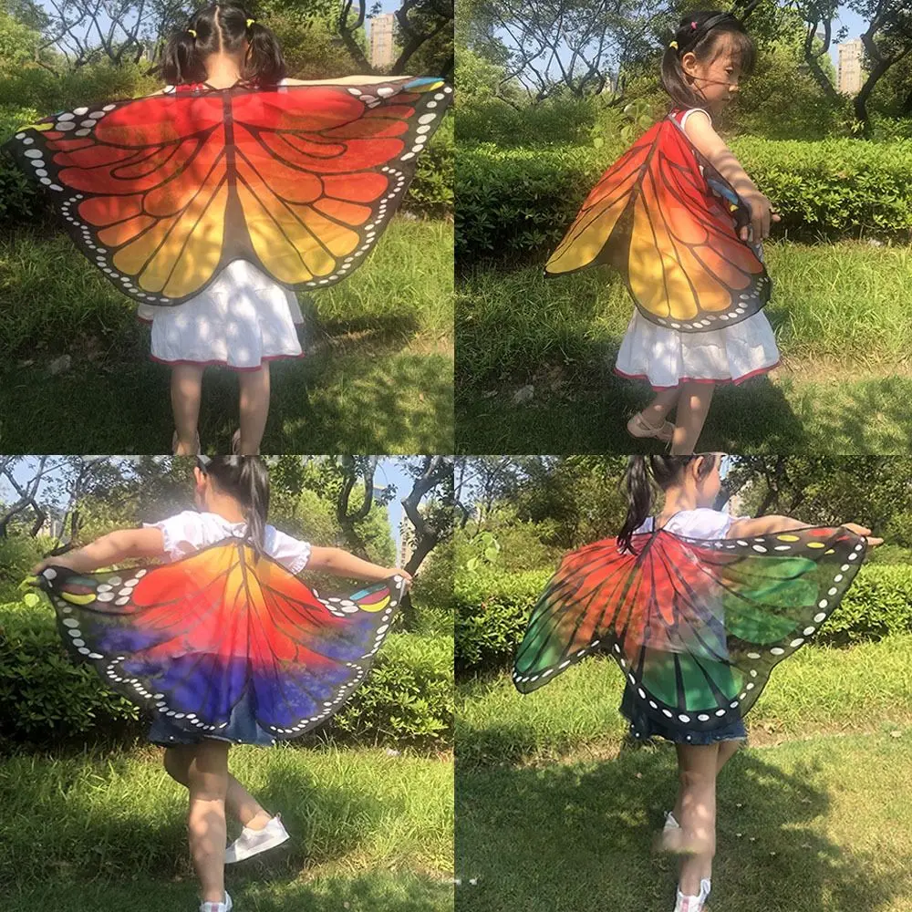 Performance Props Asymmetrical Party & Holiday DIY Decorations Fairy Wing Butterfly Wings Cape Butterfly Wings Shoulder Straps