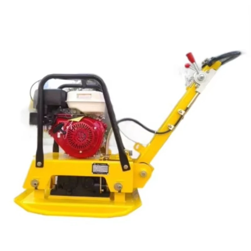 126 kg Reversible Vibratory Plate Compactor Engine 5.5hp High Efficiency Earth&Asphalt Jobsite 25kN Centrifugal Force