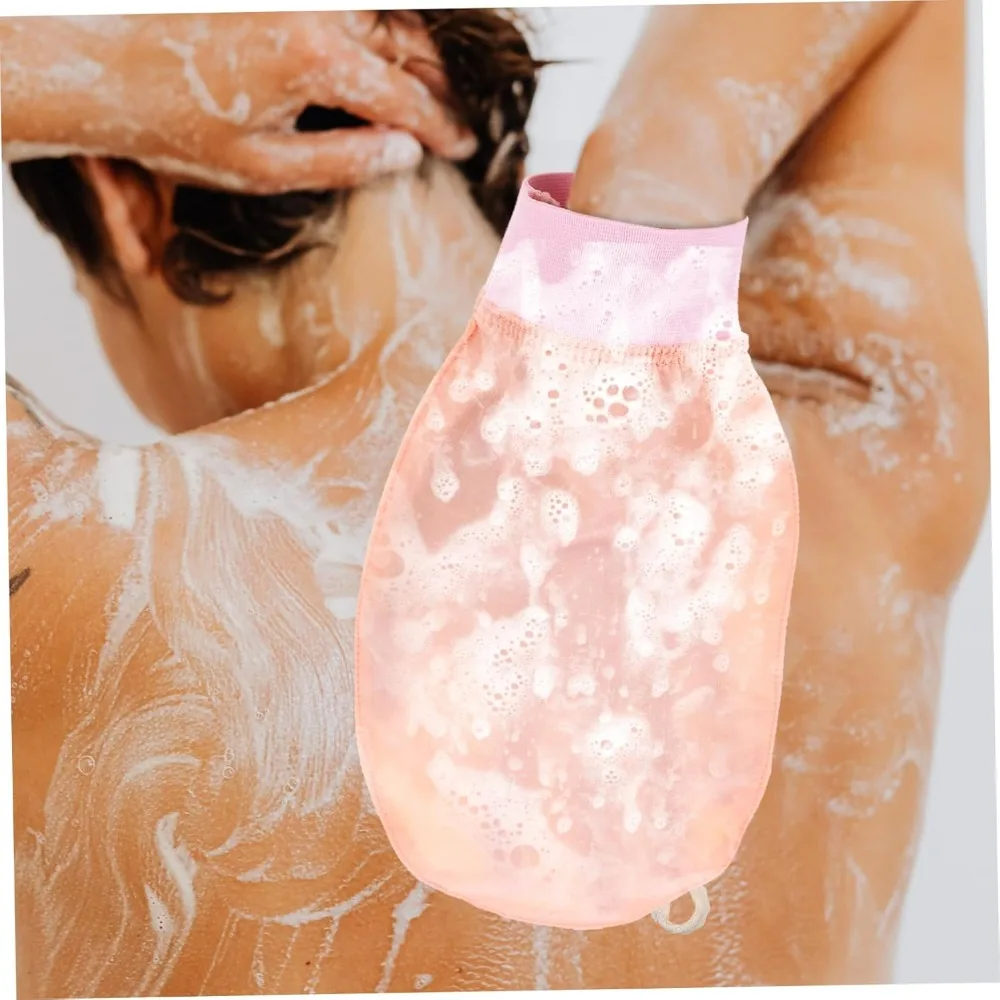 

Отшелушивающая мочалка-перчатка для душа и ванны, для женщин и мужчин, для умывания лица, мягкая, косметическая, аксессуар для ванны