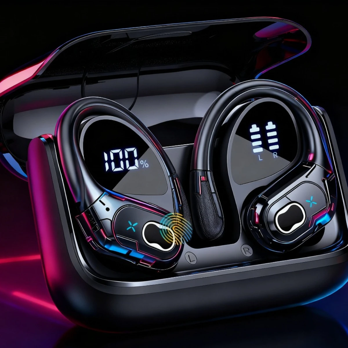 

Оригинальные наушники GDLYL HD65 TWS Bluetooth V5.4, беспроводные наушники со светодиодным цифровым дисплеем, водонепроницаемая гарнитура с шумоподавлением, новинка