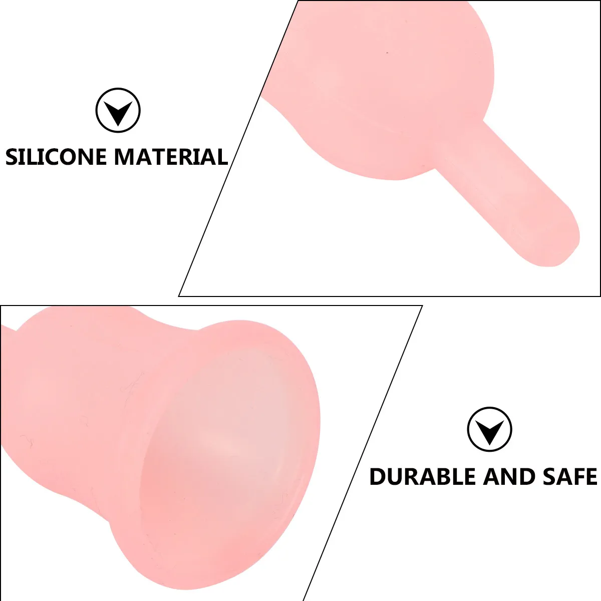 Silicone Menstrual Cup Orange S Size Leak-Proof Recyclable Soft Flexible Women Menstrual Cup Silicone Comfortable Travel Home