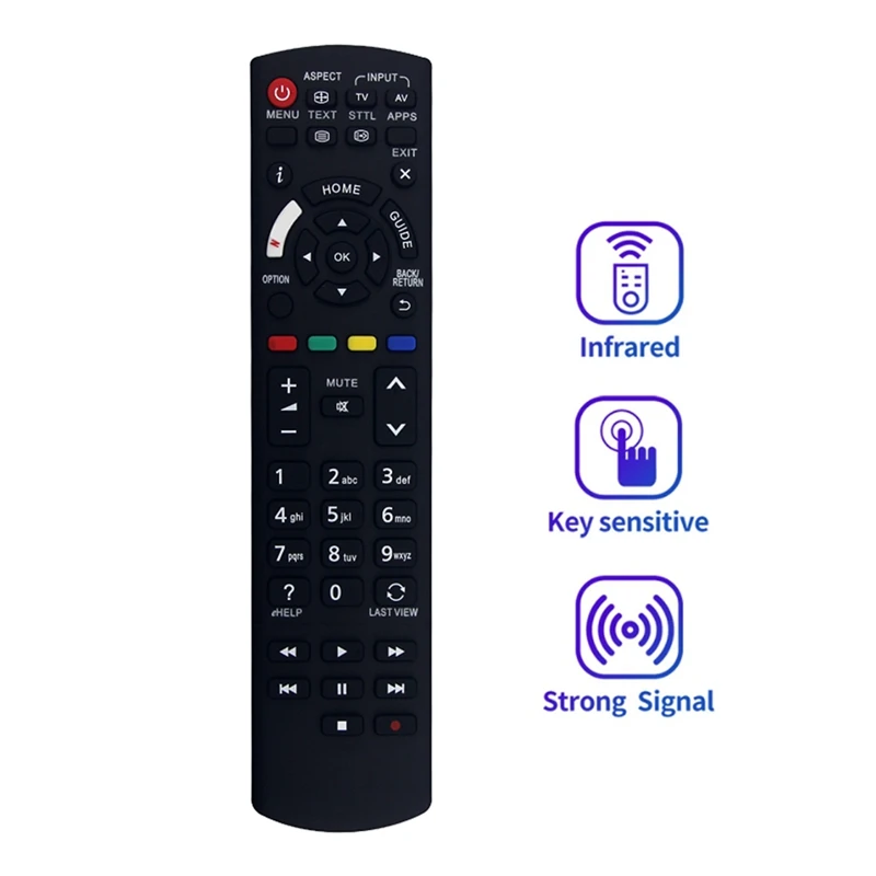 N2QAYB 001109   Substituição de controle remoto para Panasonic TX-24FS500B TX-32FS400B TX-32FS500B TX-32FS503B TX-40FS400B