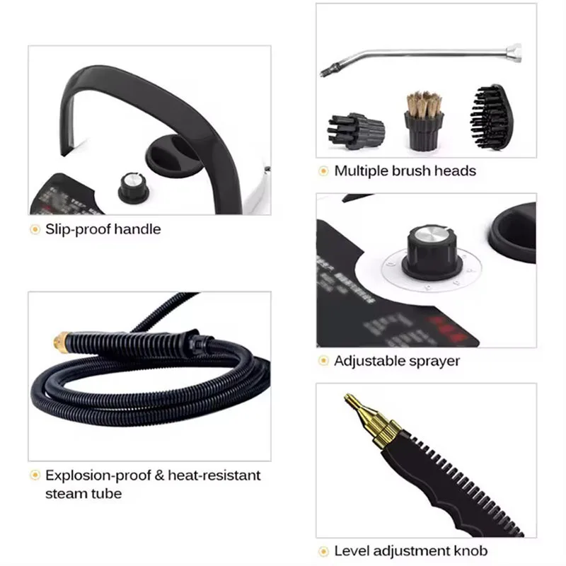 High temperature and high pressure steam home appliance range hood air conditioning cleaning machine home multi-function cleaner