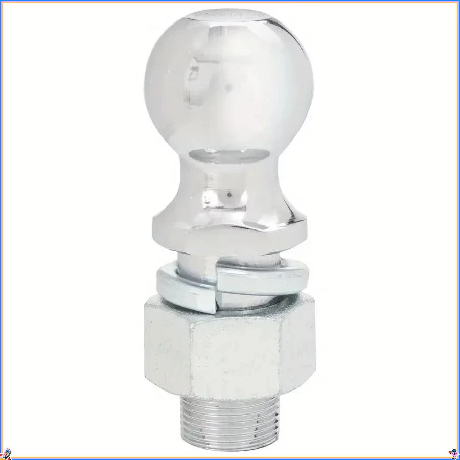 0,000 رطل 2 بوصة سحب كروي 1-1/4 بوصة قطر القضيب، هيكل فولاذي صلب ثقيل، تشطيب متين من الكروم #1