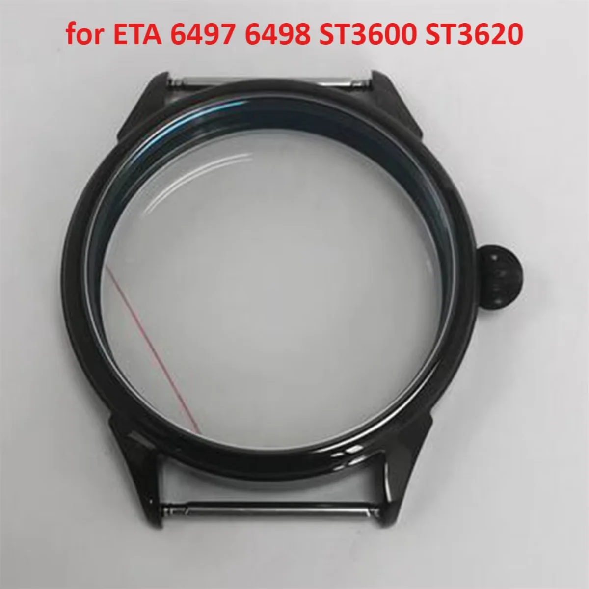 42MM Watch Case for ETA 6497 6498 ST3600 ST3620 Movement Modified Parts Stainless Steel Silver/Black/Rose Gold Watches Shell