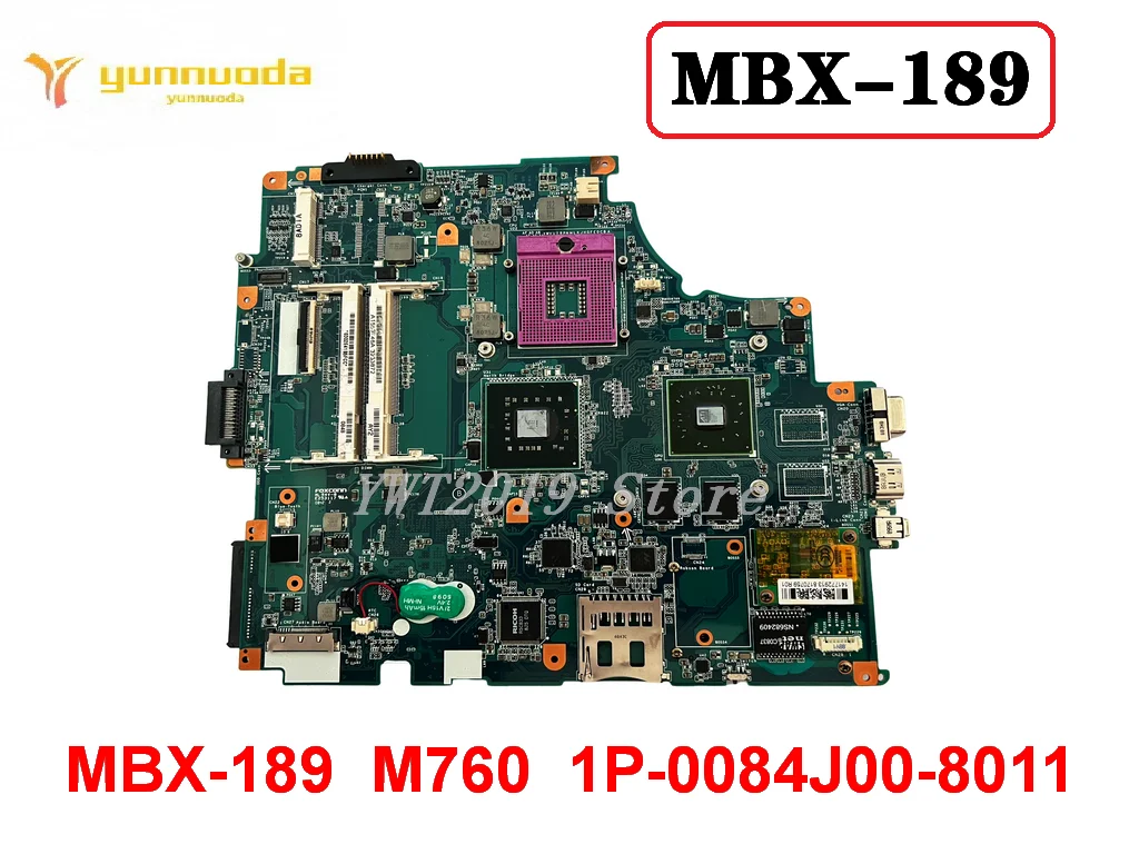 

Original For Sony Vaio VGN-FW Laptop motherboard MBX-189 M760 1P-0084J00-8011 tested good free shipping