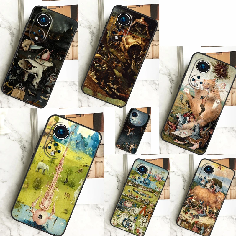 Hieronymus Bosch Art Painting Case For Honor X8b X9b 90 70 50 Magic 5 Pro Magic 6 Lite X6 X7 X8 X9 X6a X7a X8a X9a Cover