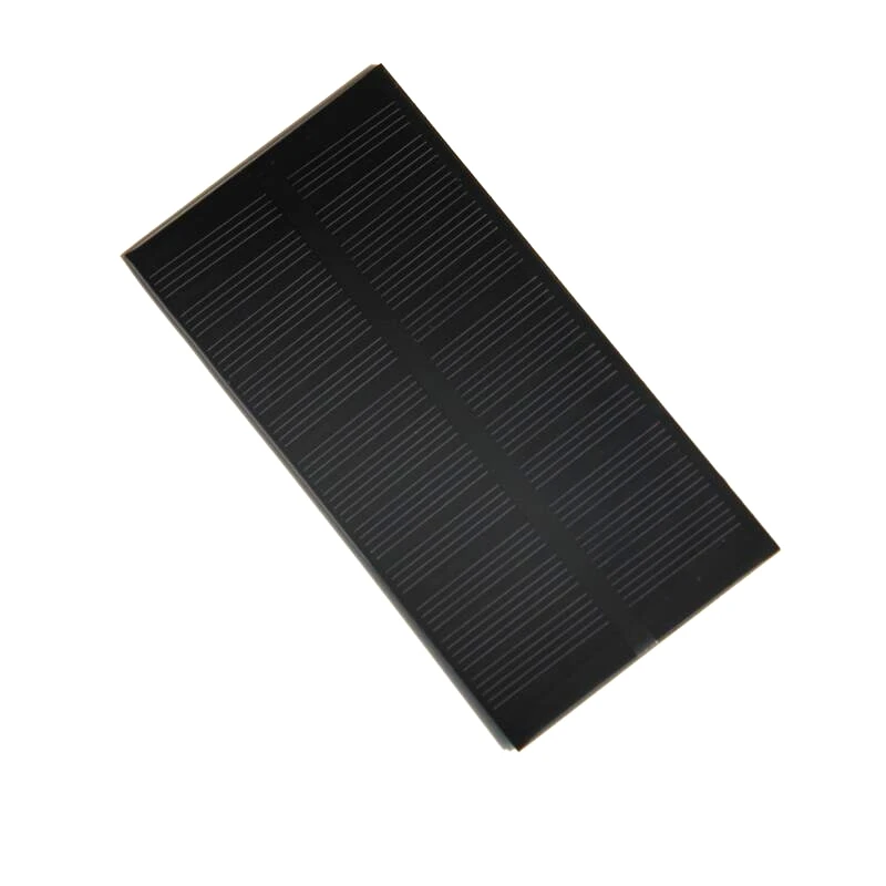 BUHESHUI Mini 1Watt 6V Monocrystalline Solar Panel Cell DIY Solar Charger For 3.7V -5V Battery Study 125*63MM