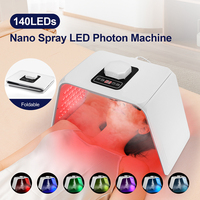 7 Colors LED Photon Machine With Nano Spray Beauty Salon Home Use Face Body LED Mask PDT Machine Skin Hydrating SPA Skin Care