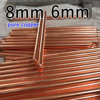 OD 6mm 8mm Laptop Computer CPU Graphics Card Cooler Efficient Radiator Thermal conductivity Copper tube Heat pipe