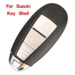 Jingyuqiin 2-przyciskowy zdalny kluczyk samochodowy do Suzuki Swift SX4 Vitara 2010-2016 TS008 / TS007 Smart Key z małym kluczem