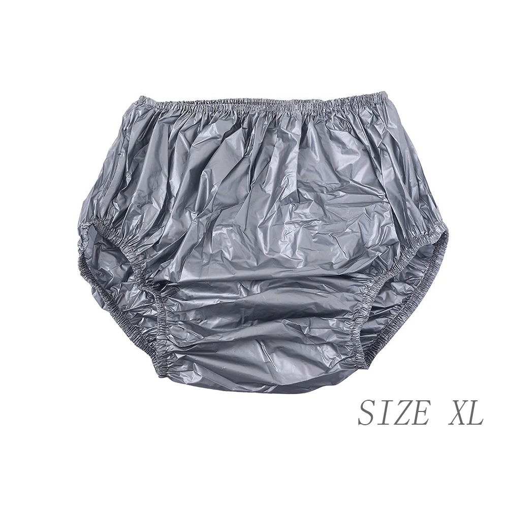 Wasserdichte, wiederverwendbare Inkontinenzunterhose für Erwachsene, waschbare Kunststoff-Inkontinenzshorts, elastische Unterhosen für ältere Männer und Frauen. – Detail 3