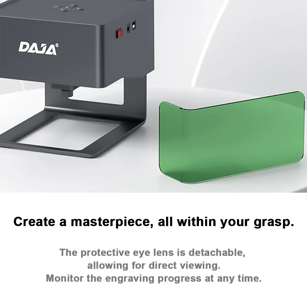 DAJA DJ6 Laser Engraving Machine CNC DIY 3000mw Laser Engraver Fast Mini Logo Mark Printer Cutter for Leather Wood Plastic Food