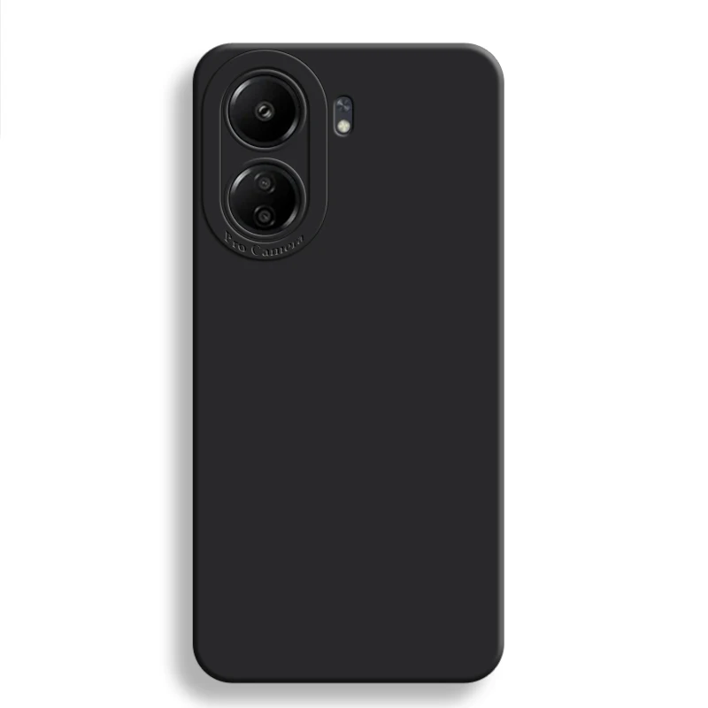 For Redmi 13C Case For Xiaomi Redmi 13C Cover 6.74 inch New Liquid Silicone Shockproof Full Cover Camera Protection Bumper