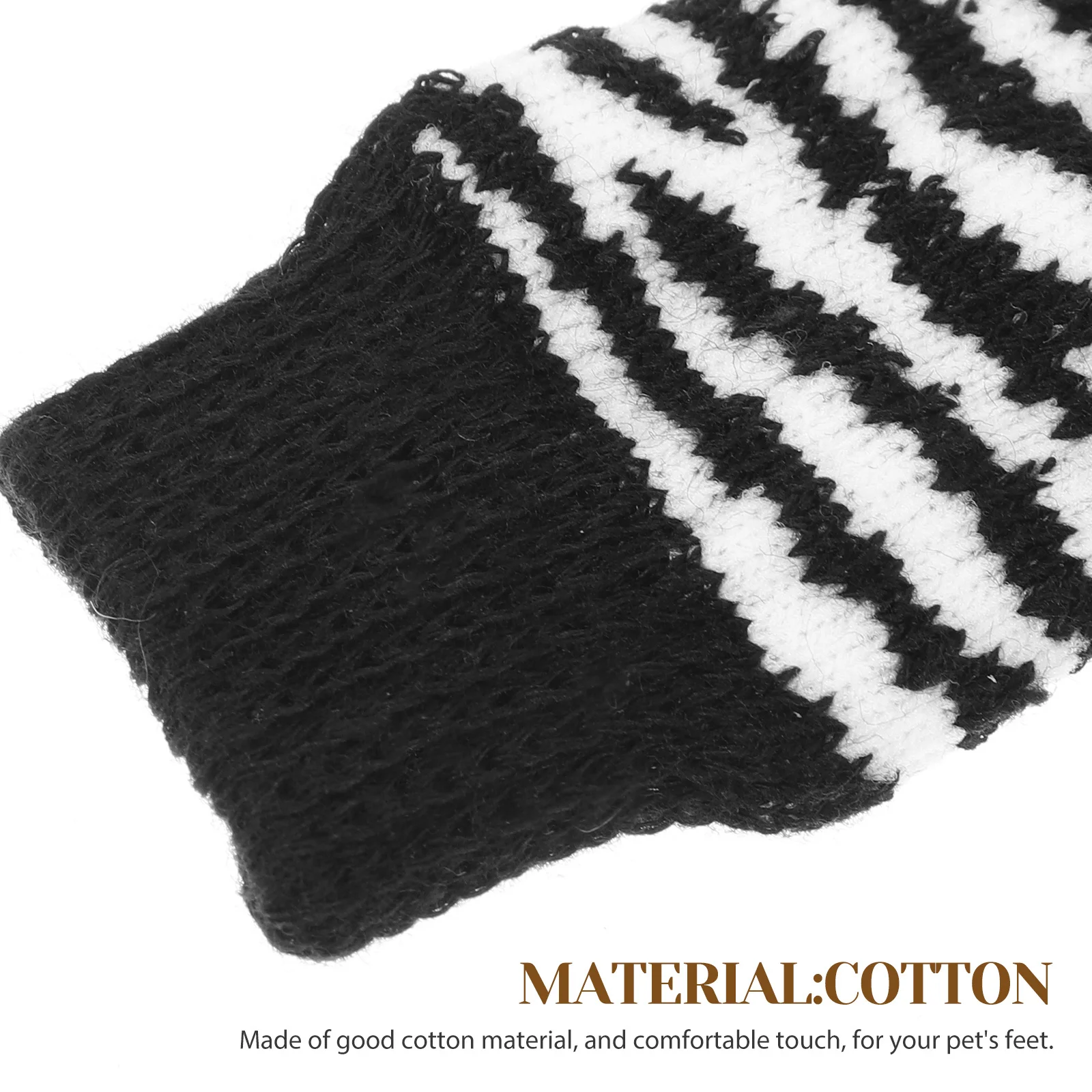 

1 Set Dog Warmers Cotton Comfortable Adorable Pattern Fast Easy Wear Elastic Small Dogs Stylish For Dog Elbow Protector Leg
