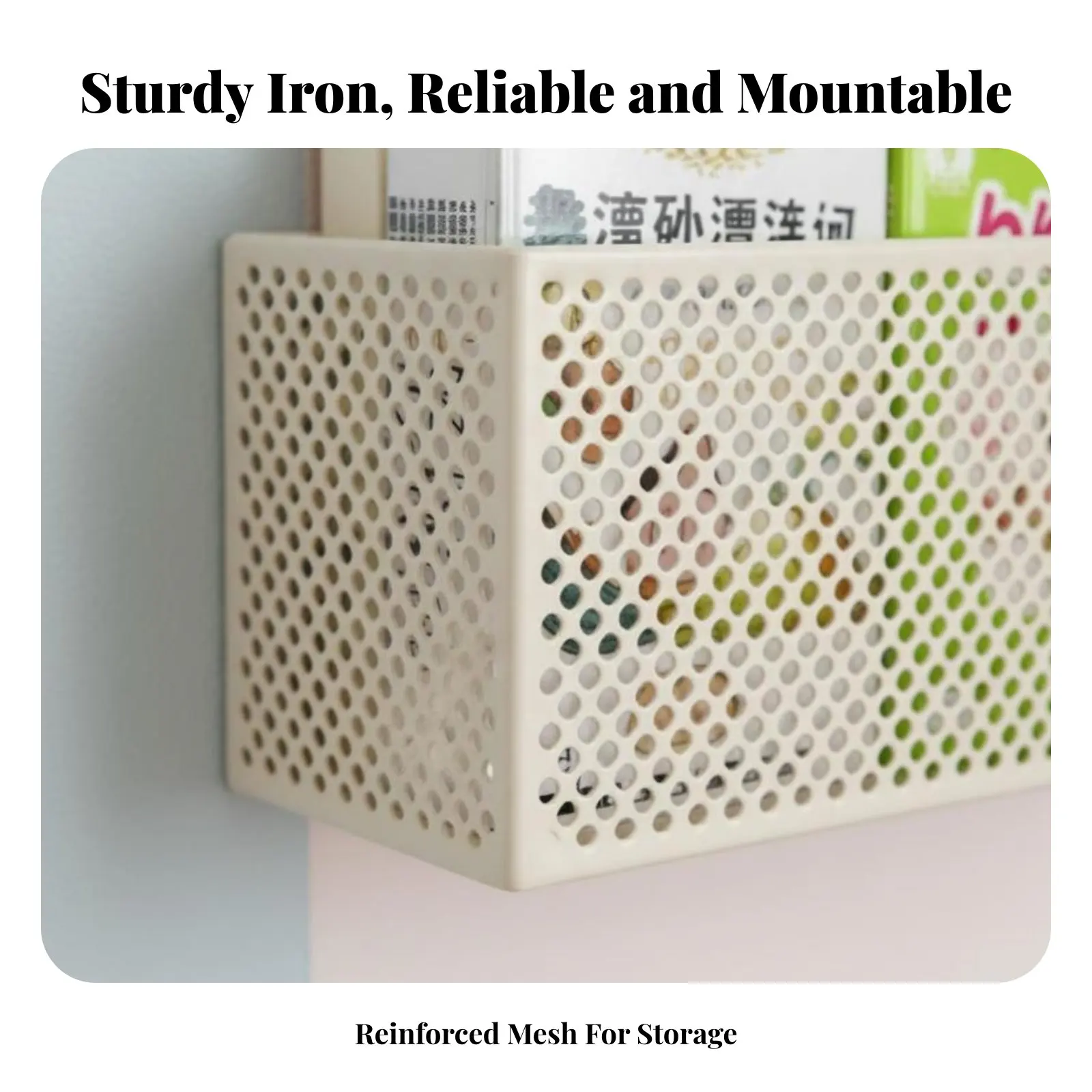 

Surfacemounted Picture Shelf Space-Saving surfaceMounted Rack Easy Installation Minimalist Design for Children, Behind the Door