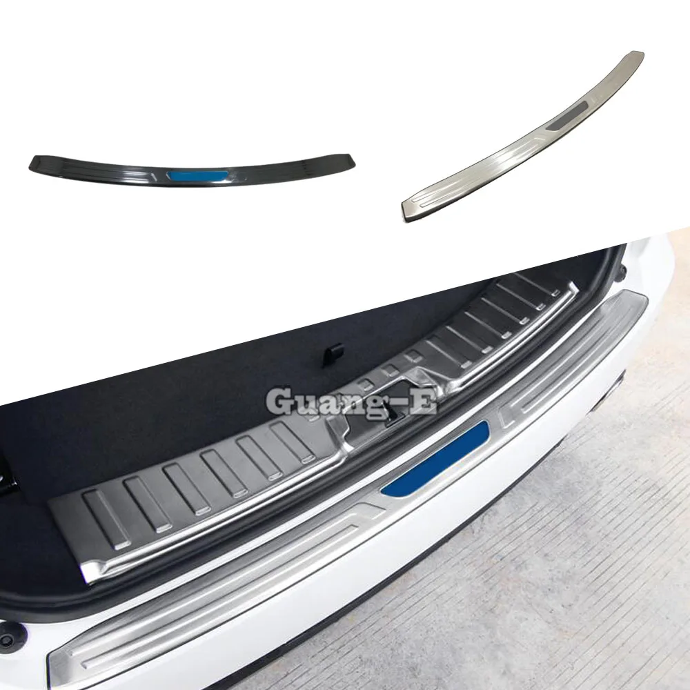 

Stainless Steel Back Rear Pedal Door Scuff Plate Outside Threshold Trunk For Jaguar E-Pace Epace 2017 2018 2019 2020 2021 2022