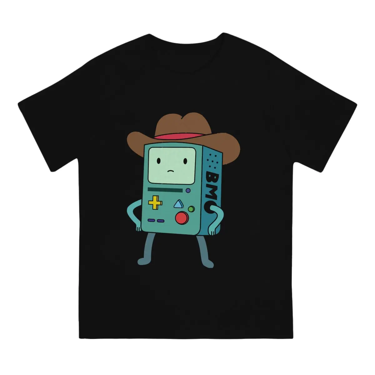 A-Adventure Time Newest TShirt for Men BMO Round Neck Pure Cotton T Shirt Hip Hop Birthday Gifts Tops