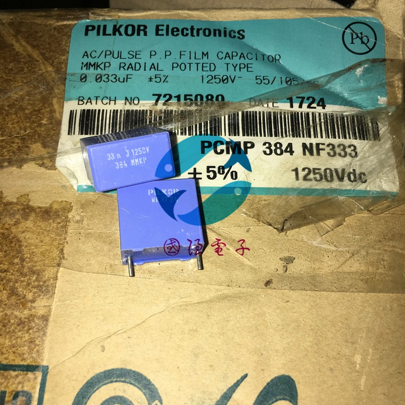 20PCS PILKOR capacitors MKP384 0.047UF 1250V 333 P15 0.01UF/1000V 0.022UF 0.033UF PCMP 384 MMKP 2000V 223 1600V 630V333 800V 222