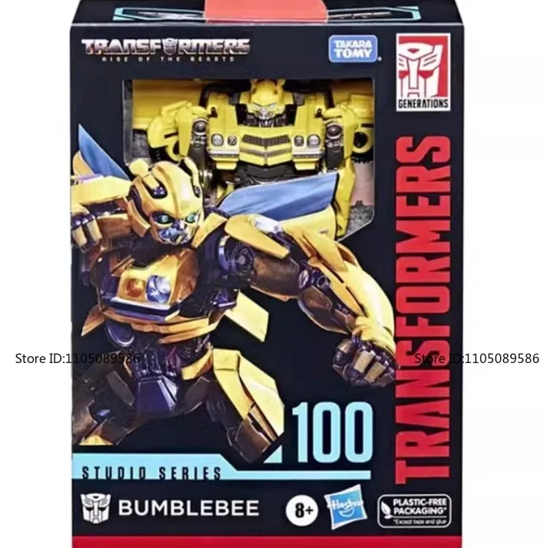 Auf Lager Transformer SS-100 Bumblebee verformbares cooles Spielzeug Weihnachtsgeschenk bewegliches Modell Original Filmfigur Puppe Spaßfigur