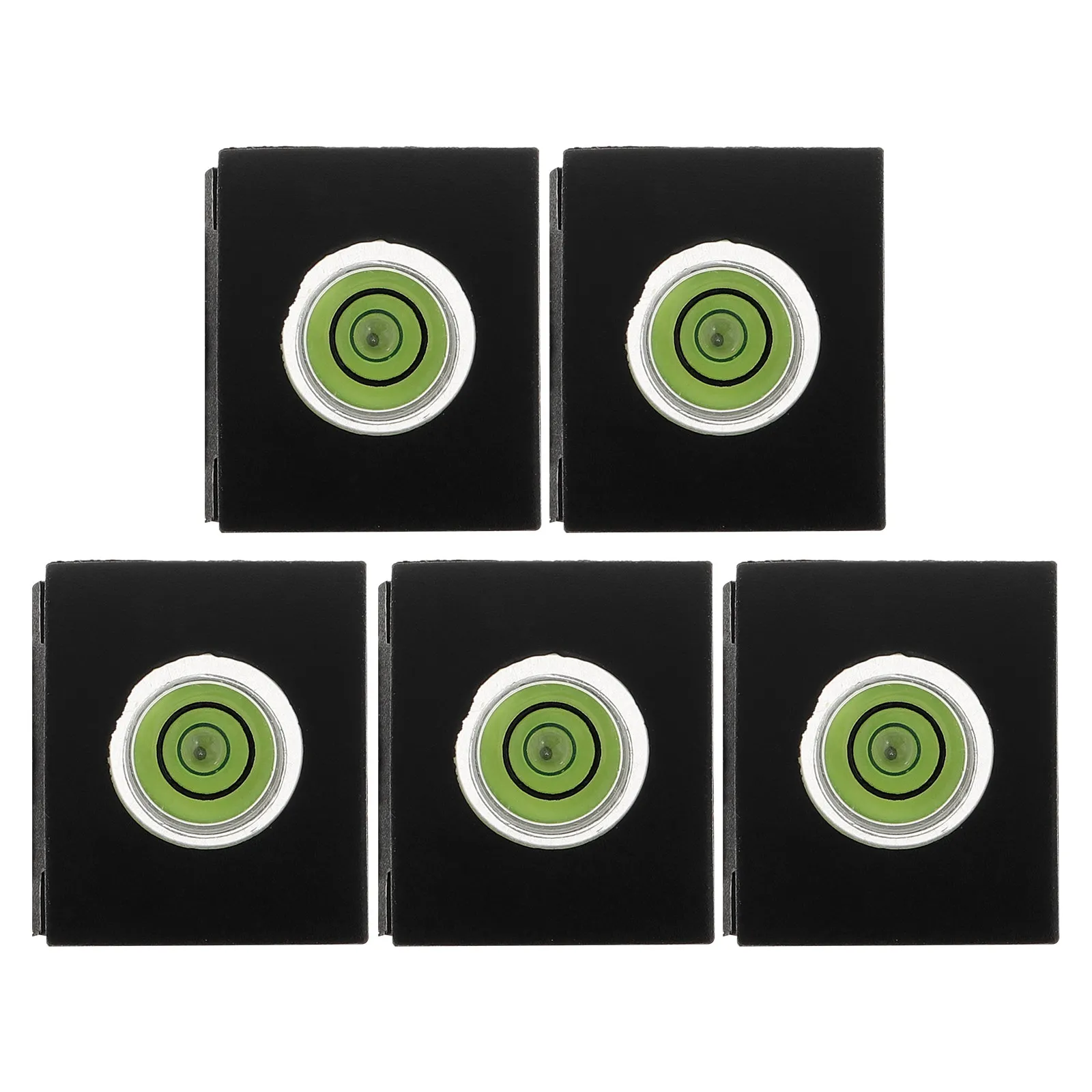 5Pcs Camera Hot Shoe Cover Plastic with Built- Level for Dslr Stability Protection Precision Leveling and Dust
