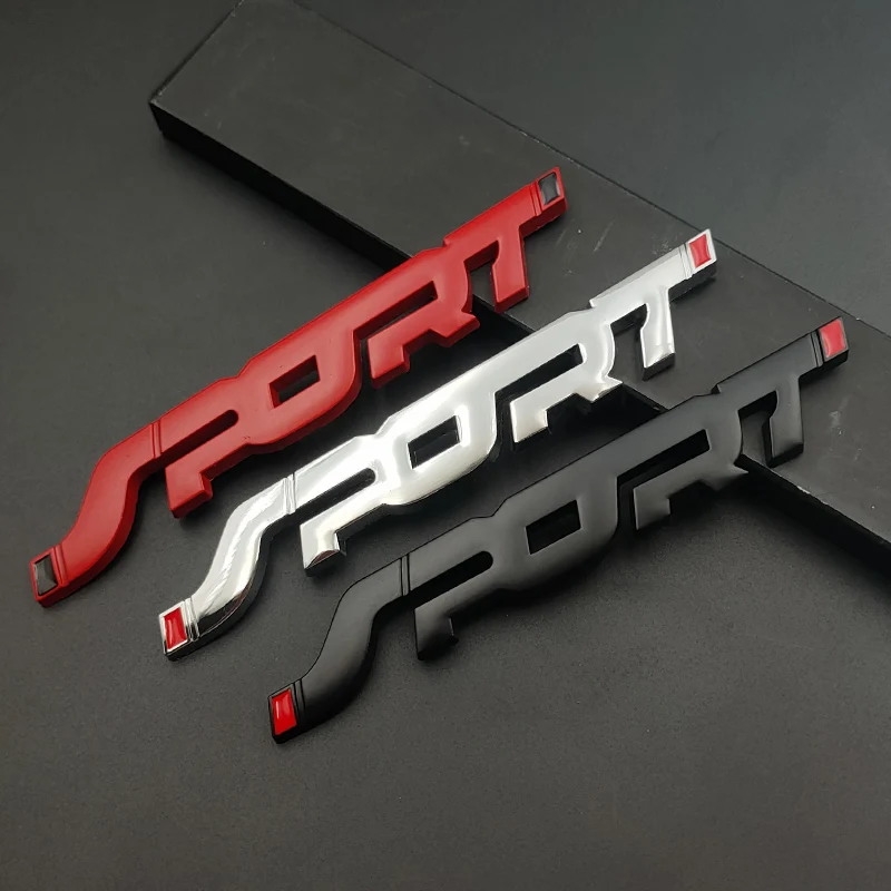 

3D Metal Logo Ford Emblem Car Fender Trunk Badge For Ford Explorer Bronco Mondeo Fusion Edge Fiesta Sport Sticker Accessories