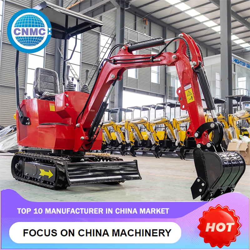 

1Ton Excavator Mini Bagger Hydraulic System Excavators EPA EURO5 Engine Digger Customize Construction Tools Multifunctional
