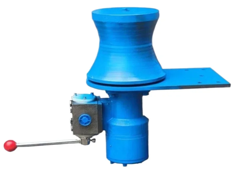 Hydraulic Marine Anchor Windlass Compact Rope Hauling Machine Corrosion Resistant Wheel For Ship Docking Operation