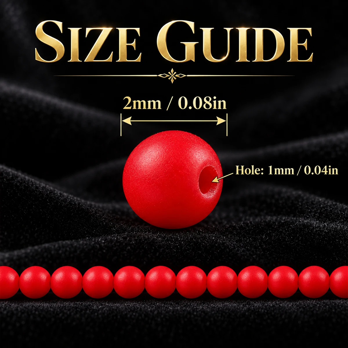 2mm 100–300pcs Natural Turquoise Red Handcrafted DIY Jewelry Making Beads for Bracelets Necklaces and Decorative Accessories