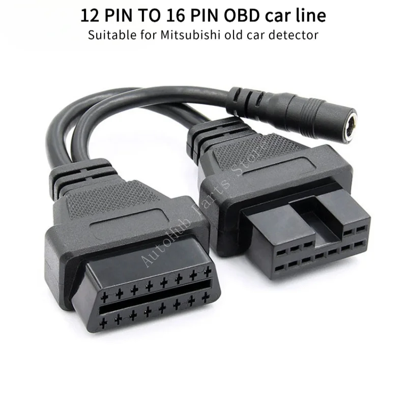 

Автомобильная линия OBD 12 PIN TO 16 PIN Подходит для детектора старого автомобиля Mitsubishi