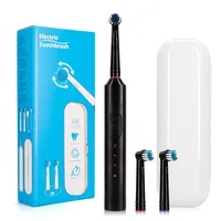 Electric Toothbrush for Adults  Waterproof IPX7 Sonic Electric Toothbrush USB Rechargeable Dental Cleaner with 2 Brush Heads