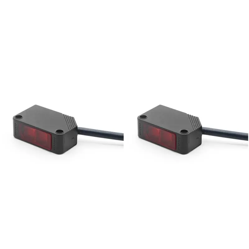 【CARNIVAL】2X E3Z-R61 NPN Photoelectric Sensor With Bracket Mirror Reflection Photoelectric Switch Sensor 2M Range
