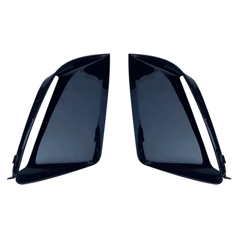 Für Audi RS7 2009-2018 RS6 2011-2018 Auto Front Stoßstange Nebel Licht Lampe Zierleiste Schwarz Abdeckung rahmen Shell Kappe Haube Deckel – Detail 5
