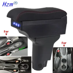 For Fiat 500 armrest box For Fiat CRONOS Car Armrest box Dedicated Retrofit heighten Interior Center Storage box Car Accessories