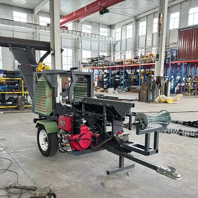 15Ton Manual Diesel Log Splitter with Cutter Lifting Function Portable Hydraulic Firewood Splitting Machine for Farm Woodworking