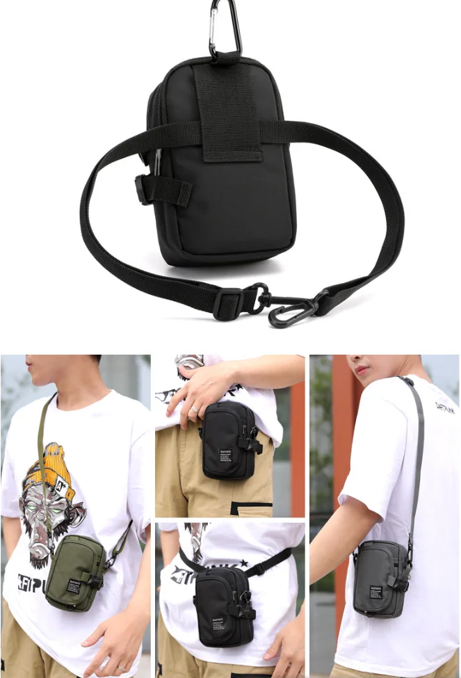 

Waist Pack Men's Casual Travel Purse Waterproof Belt Zipper Tactical Outdoor Fanny Pack Phone Pocket Chest Sling Bag сумка Bolsa