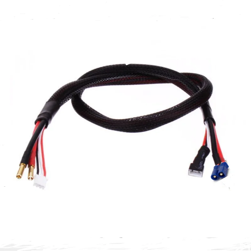 2s XH Battery Charge Cable Wire Harness XT60 Deans XT90H TRX EC3 EC5 LiPo Charging Leads 2s W/4.0mm 12awg 610mm