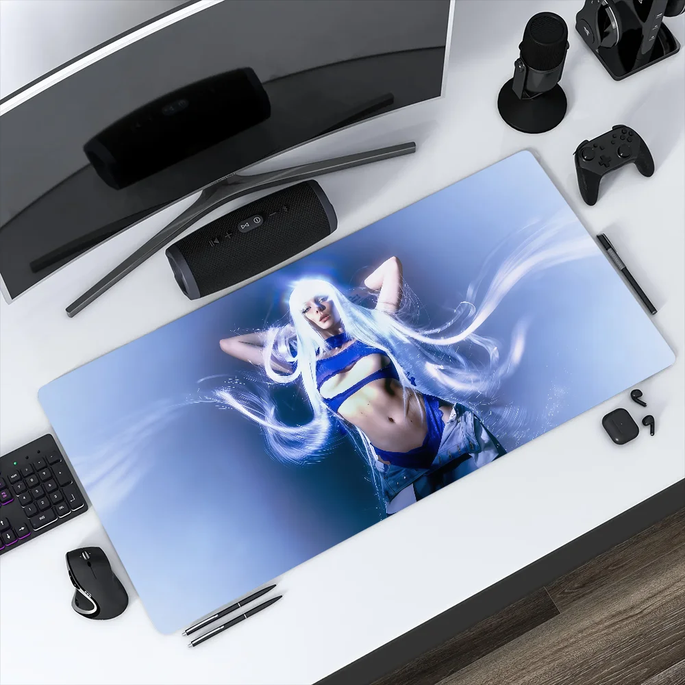 Singer S-Sorana Mouse Pad Large Non-slip Lockedge Desktop Computer Desk Mat Keyboard Writing MousePad Office Gamer Fans Student