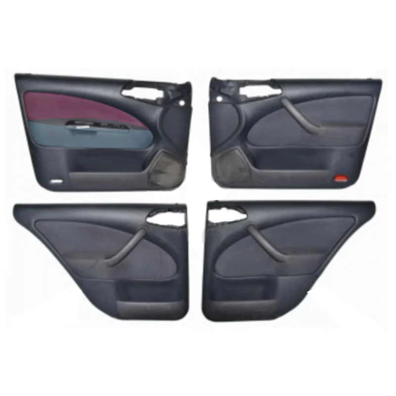 LHD Für Skoda Octavia A4 MK1 1998 1999 2000 2001 2002 2003 2004 2005 2006 Mikrofaser Leder Auto Tür Armlehne panel Abdeckung Trim