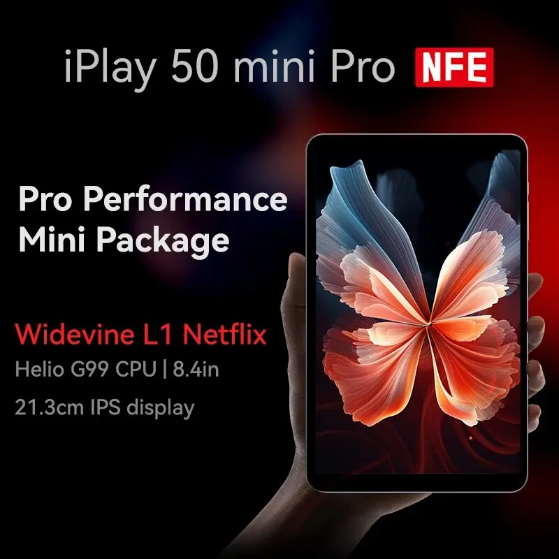 Alldocube Iplay50 Mini Pro Tablet Netflix L1 8.4Inch Android13 Helio G99 8Gb Ram 128/256Gb Rom Dual Sim Kaart