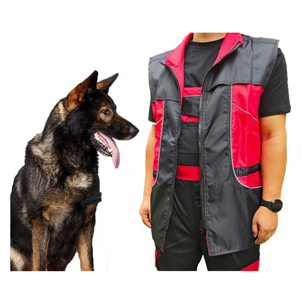 Dog Agility Training Vest Multi-Pocket Breathable Vest Rip Resistant Gear German Shepherd Working Dog Rip Resistant Pet Supplies